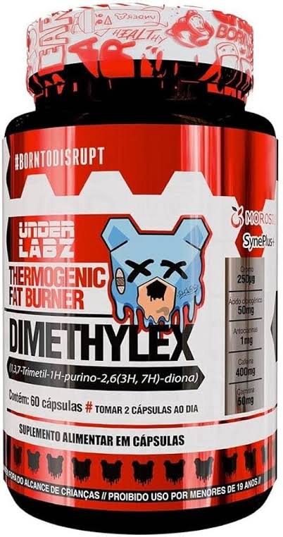 dimethylex - termogenico under labz 60 cápsulas