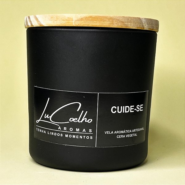 VELA AROMÁTICA CUIDE-SE (Linha Luxo)
