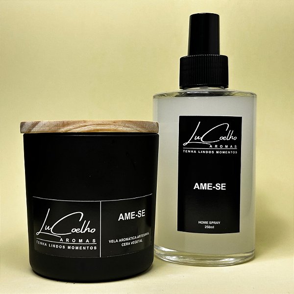 KIT AME-SE (Vela & Home Spray) Linha Luxo