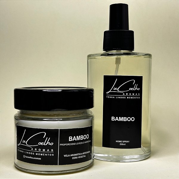 KIT BAMBOO (Vela Clássica & Home Spray)