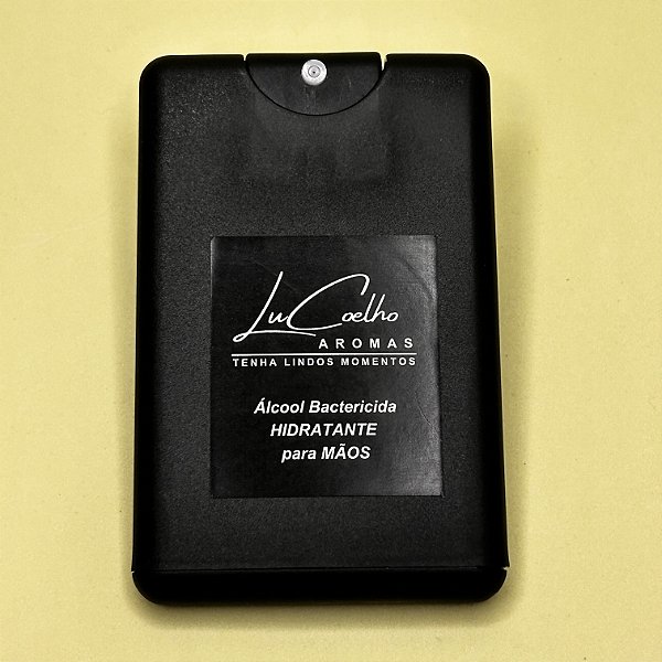 Álcool Hidratante Perfumado Bactericida para Mãos - PERSONALIZADO (20, 30 ou 50 unidades)