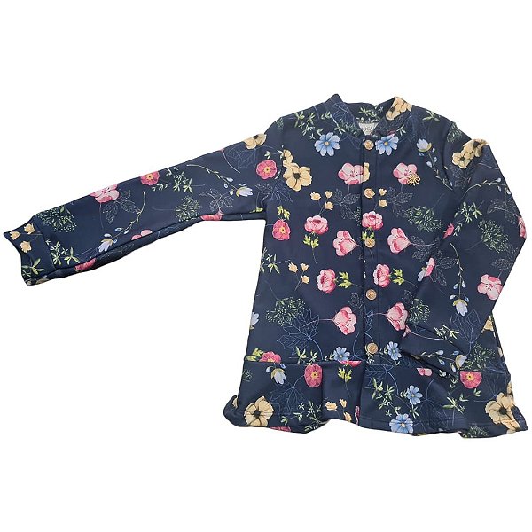 Casaco Floral Azul - 08