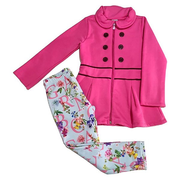 Conjunto Casaco e Legging Rosa Ballet - 04