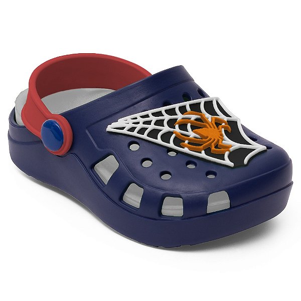 Sandália Babuche Colorê Azul Aranha Pimpolho