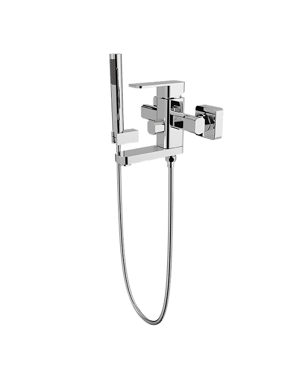 Monocomando de Parede Purus Chrome - Immersi