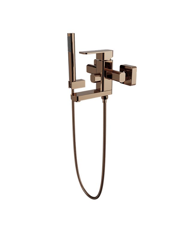 Monocomando de Parede Purus Rose Gold - Immersi