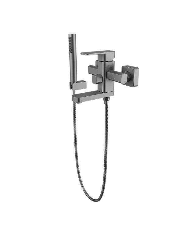Monocomando de Parede Purus Brushed Nickel - Immersi