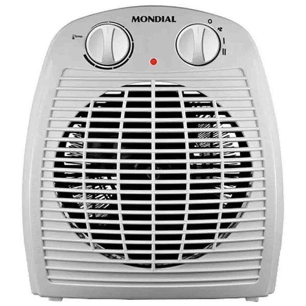 Aquecedor De Ar Portátil A-08 Cinza Mondial 110v