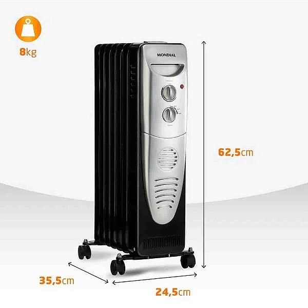 Aquecedor Desumidificador Mondial A Oleo A06 220v