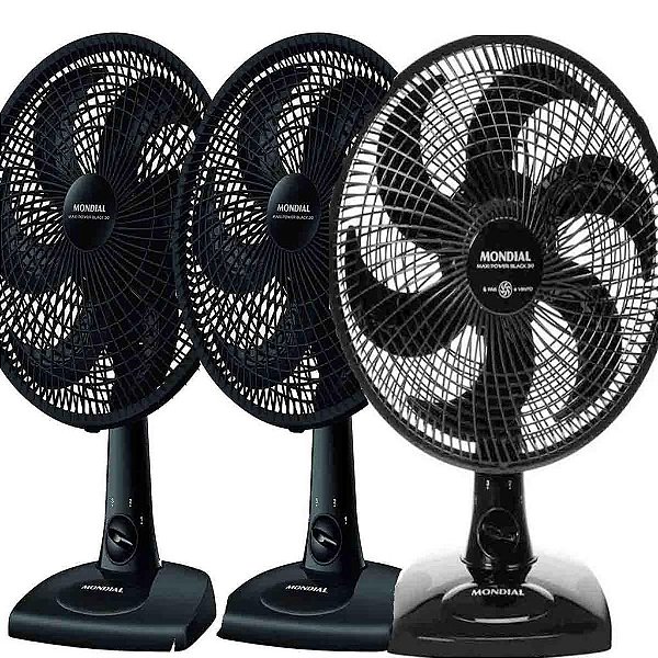 Ventilador De Mesa E Parede Mondial 30cm Nv-15-6p-fb - 220v