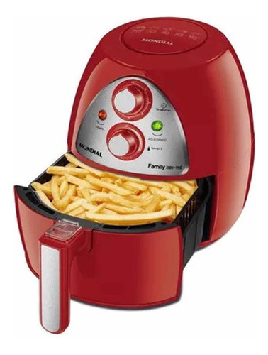 Air Fryer Fritadeira Eletrica Af14mondial 3,2 L Red 127v