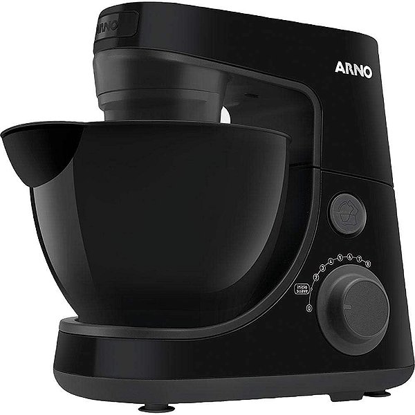 batedeira arno planetária sx87 8 velocidades 600w preta - 220V