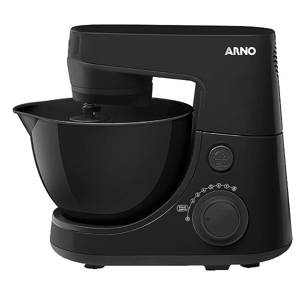 Batedeira Planetaria Arno  Sx8 600w 8 Velocidades Preta 110v