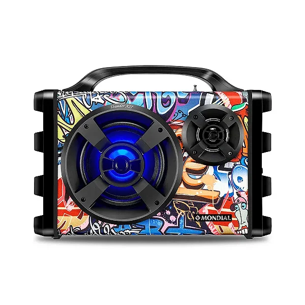Caixa De Som Amplific. Thunder Xii Bluetooth Mco12 Mondial