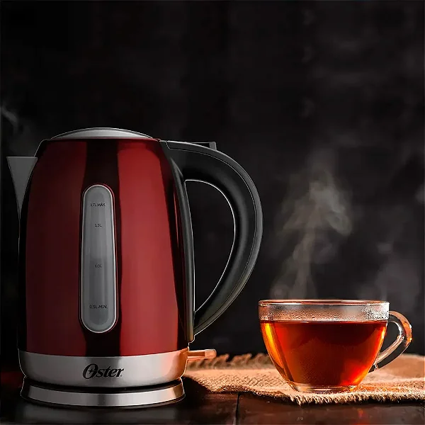 Chaleira Elétrica Oster Ocel400 Vermelha 220v 1.7l