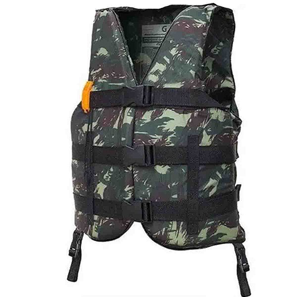 Colete Salva Vidas Esportivo Camuflado 110 Kg - EAF