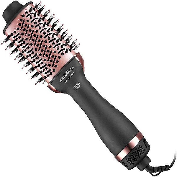 Escova Secadora Alisadora Britânia Bes20rg Soft 1100w