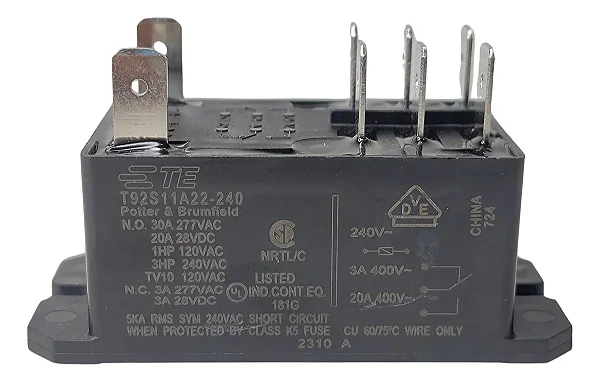 RELE CONTATORA CONDENSADORA SPRINGER SELADO 30A 220V - RPF2AP7