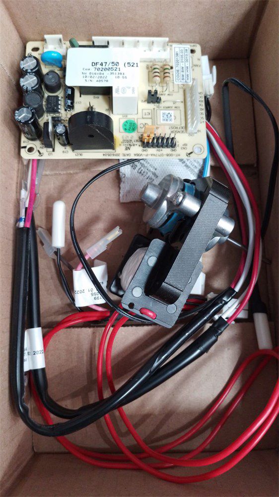 KIT PLACA C/ SENSOR E MOTOR VENTILADOR DF47 DF50 DFW50 220V - 70001456 - 70008878 OR