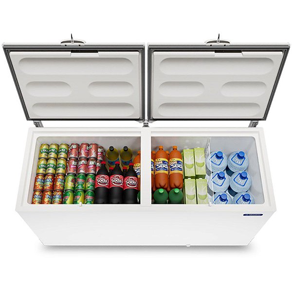 FREEZER HORIZONTAL METALFRIO 546L DUPLA AÇÃO DA550B