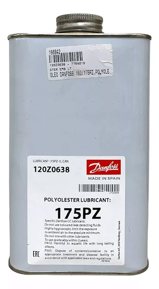 OLEO POLYOLESTER 175PZ R134A R404A R407C R410 R417 R422 R423A R507 - 120Z0638 DANFOSS