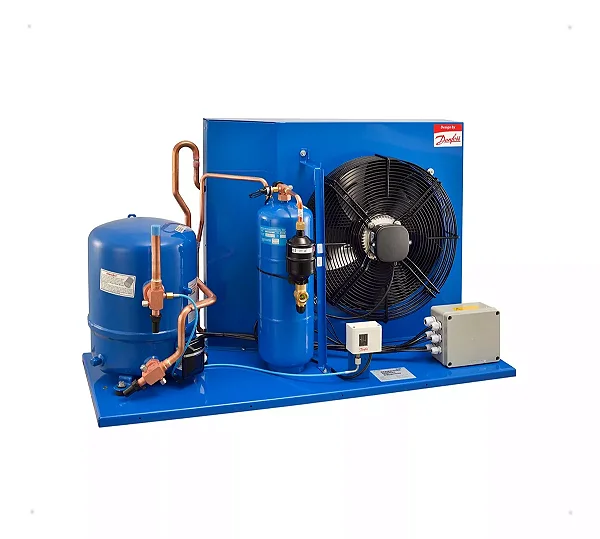 UNIDADE CONDENSADORA 3HP MTZ36 TRIFASICA 380V MEDIA/ALTA GAS R22 R134A R404A R407C R452A R513A - HJZ036D20V DANFOSS