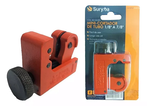 CORTADOR DE TUBO MINI 1/8 A 7/8 SURYHA