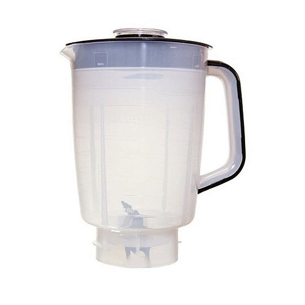 COPO LIQUIDIFICADOR WALITA PHILIPS PRO BLEND 6 RI2134 / RI2135 700/800W TAMPA PRETA TRANSLUCIDO