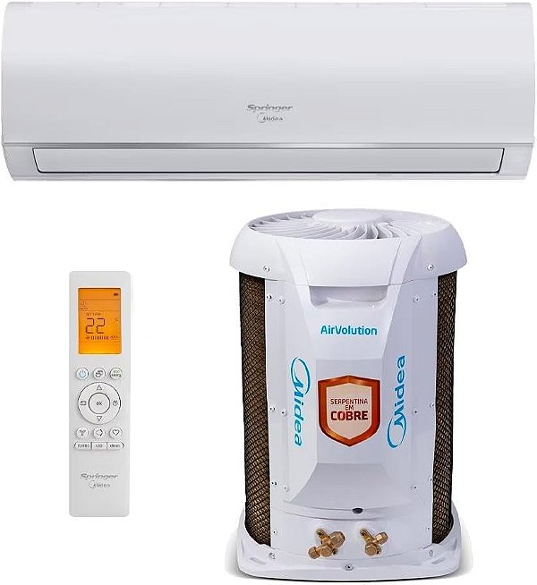 SPLIT 9K SPRINGER / MIDEA HW 220V AIRVOLUTION GAS R32 10XX