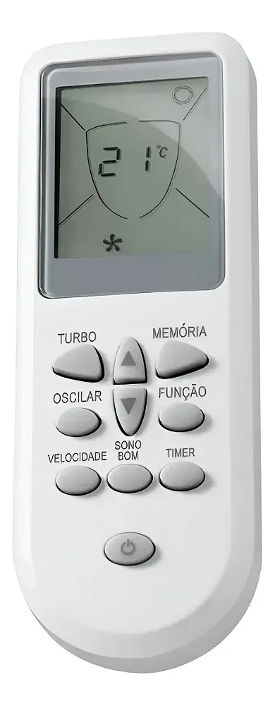 CONTROLE REMOTO AR CONDICIONADO CONSUL BEM ESTAR ANTIGO - VC-82887 - FBG-7049 - LX-302 - C01307