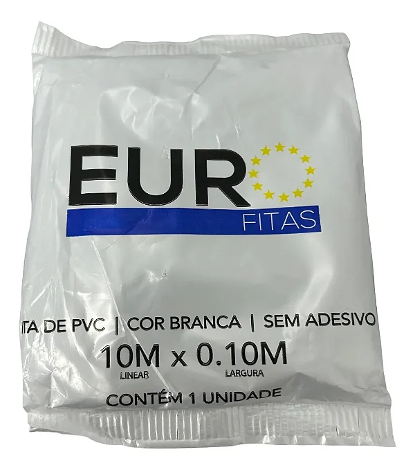 FITA PVC EURO 10MT BRANCA