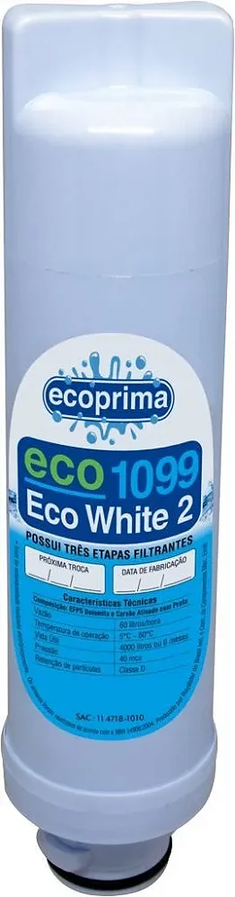 REFIL FILTRO ECOWHITE 2 ELECTROLUX PE10B PE10X - ECO1099-REP