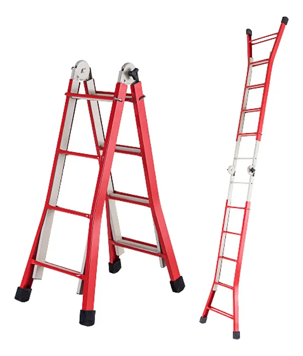 ESCADA REGULAVEL 4 DEGRAUS 4.2M 44X131X17 10XX