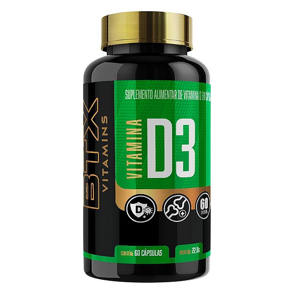 Vitamina D3 Btx Vitamins 60 Caps
