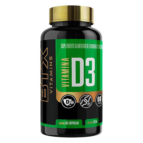 Vitamina D3 Btx Vitamins 60 Caps