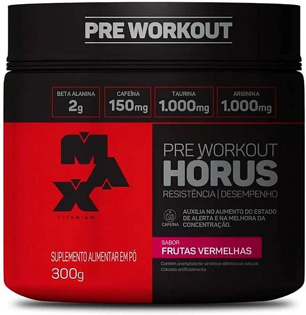 Pre Treino Hórus Max Titanium 300G