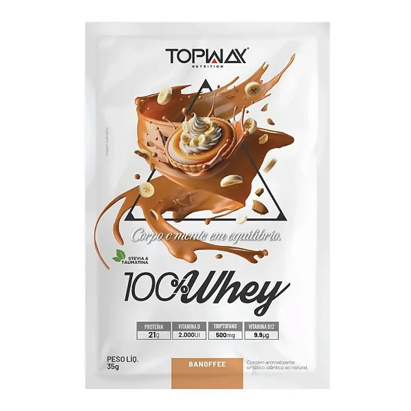 Whey Dose Única 35g - TOPWAY