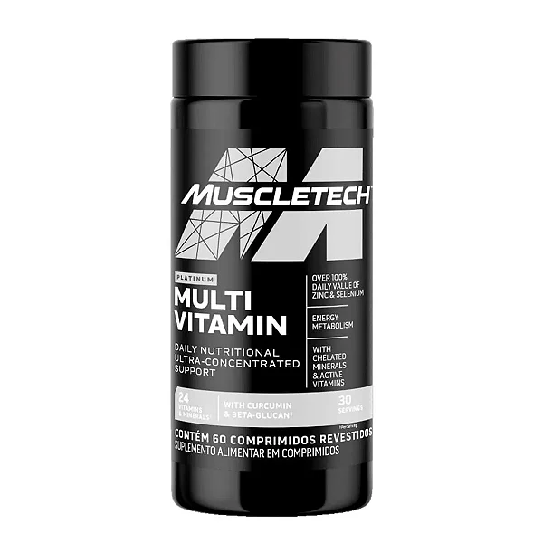 Multivitamínico Platinium 60 tabs - MUSCLETECH
