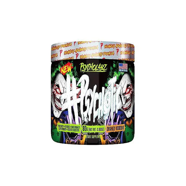 Pré Treino PSYCHOLABZ PSYCHOTIC 80g