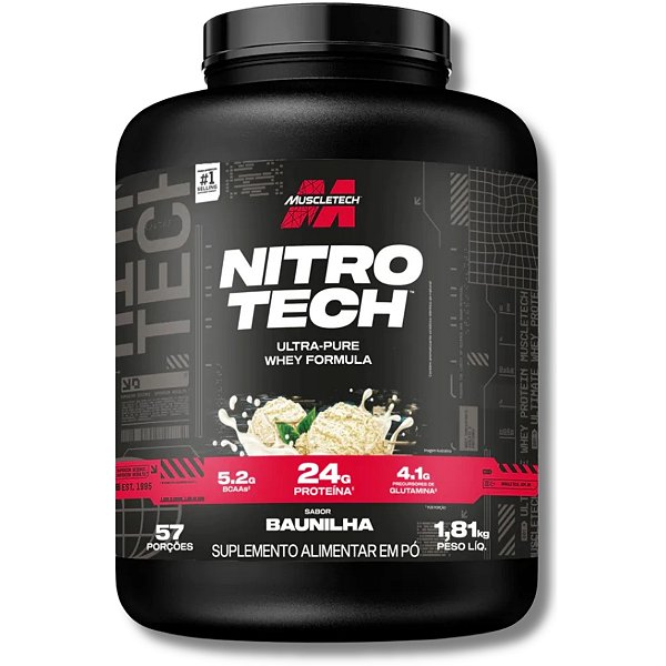 Whey Muscletech 1,8kg NitroTech Ultra Pure