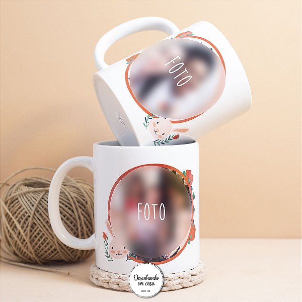 Caneca Diga X - personalizado com foto