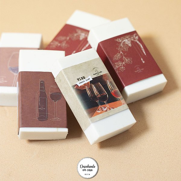 Borracha - 5 UNIDADES (personalizado)