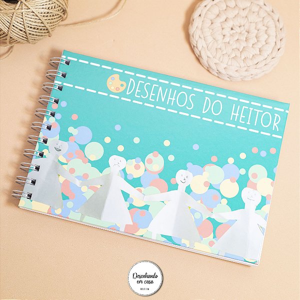 Caderno de Desenho - Desenhando em Casa - Loja de Papelaria e ...