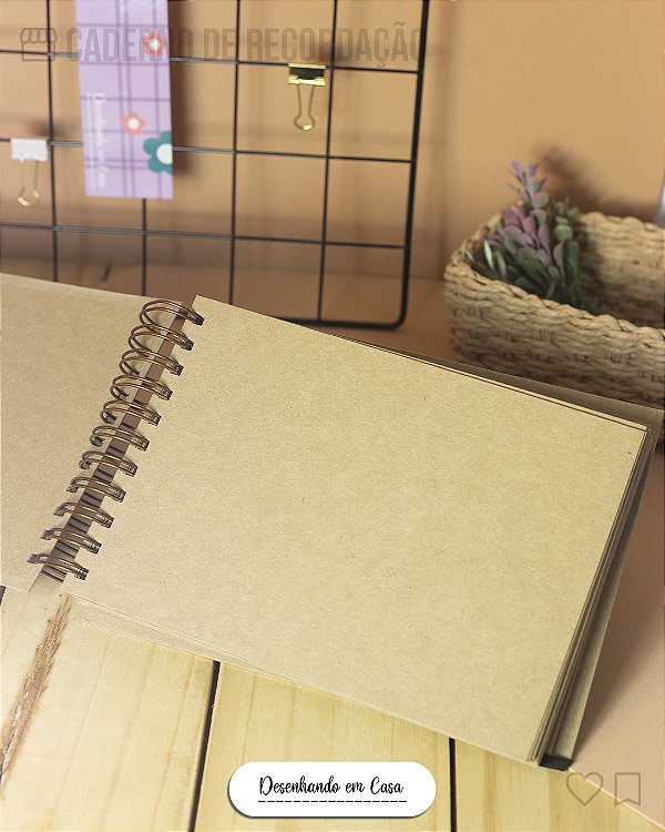Caderno de recordação - 19x28 personalizado