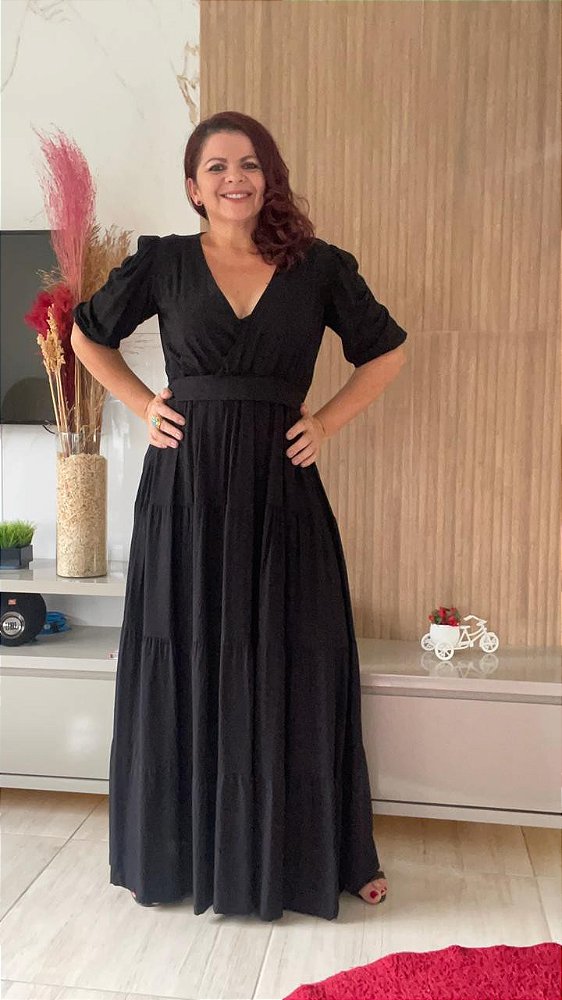 VESTIDO LONGO CARMELITA