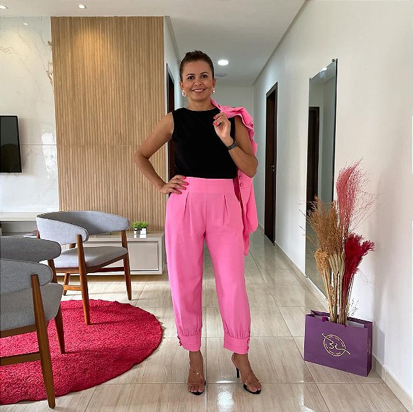 CALÇA POLIANA - ROSA