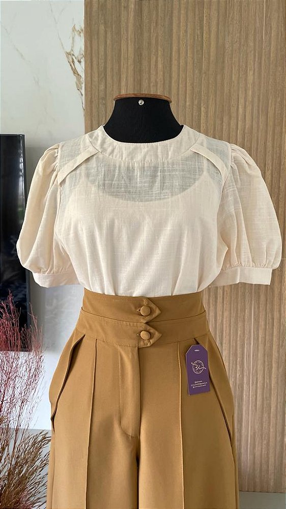 BLUSA KATARINA - AREIA