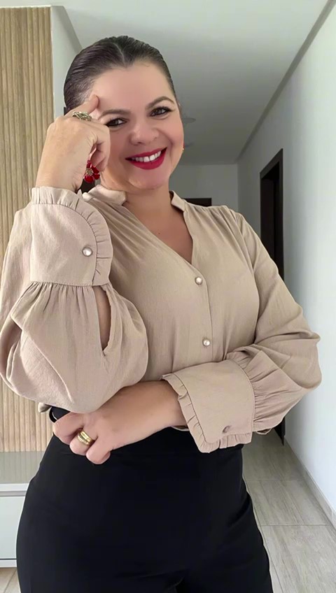 BLUSA PENELOPE - BEGE