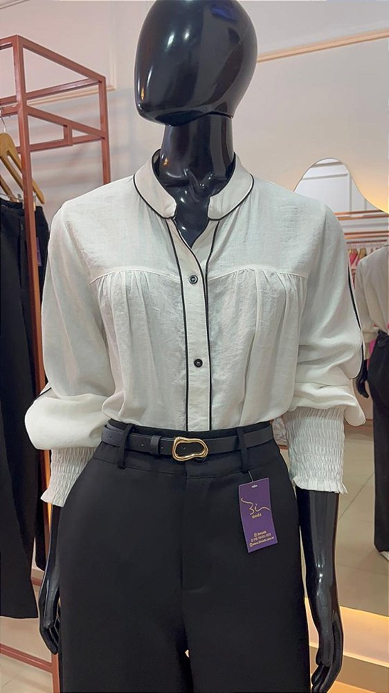 BLUSA SOCIAL COM VIÉS