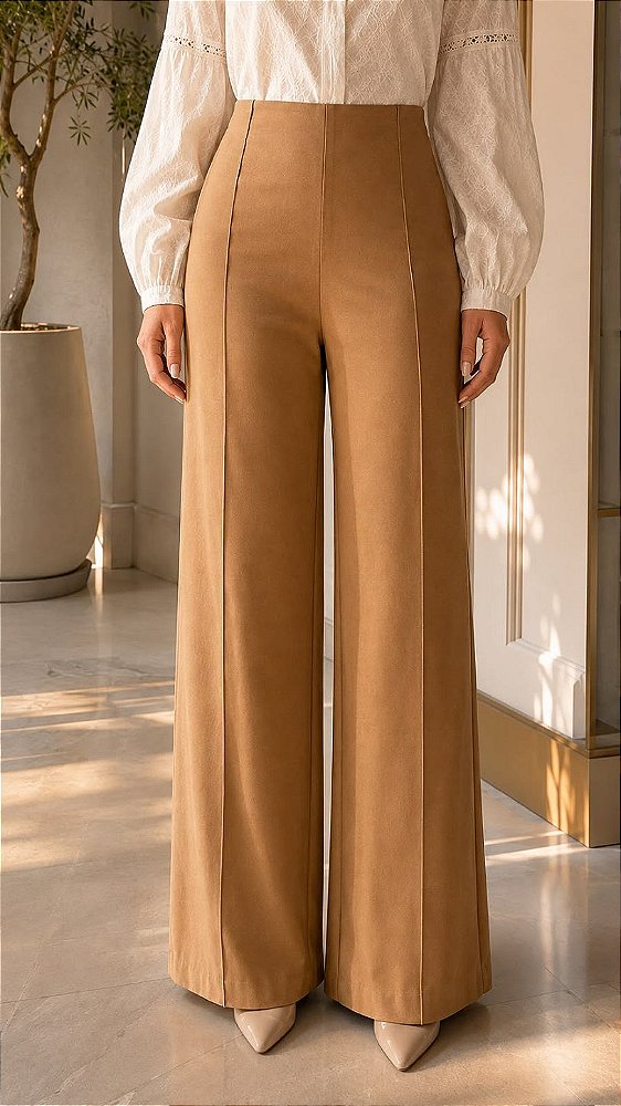 CALÇA PANTALONA NERVURA